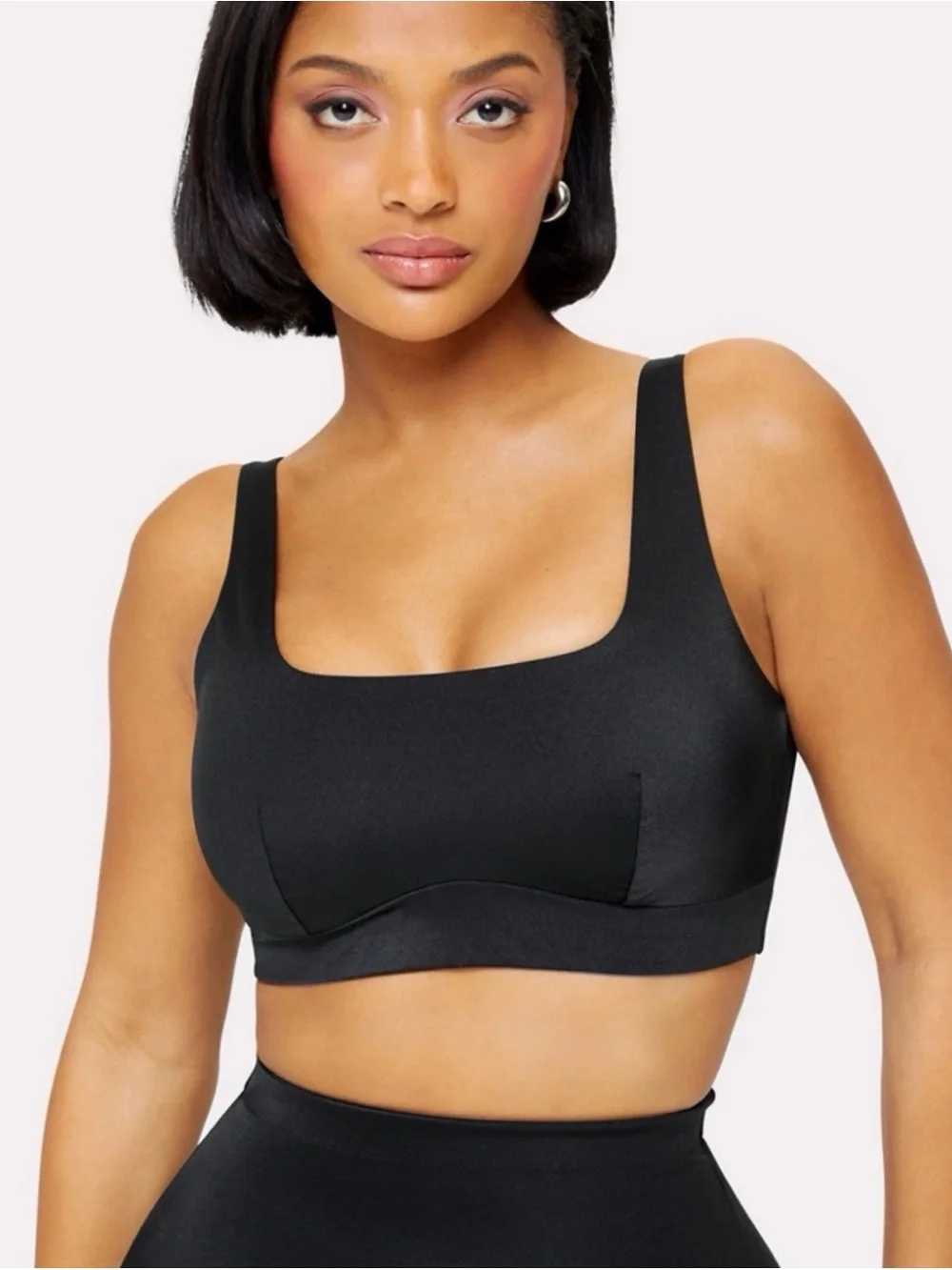 Yitty Headliner Shaping‎ Midi Bralette Sports Bra Black XXL / 1X NWT Active Gym